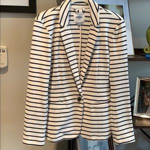 Old Navy Knit Striped Blazer